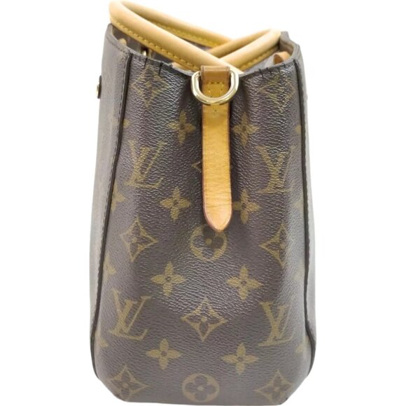 093642AV (S6) Louis Vuitton Hand Bag Montaigne MM Brown Monogram - Picture 2 of 9